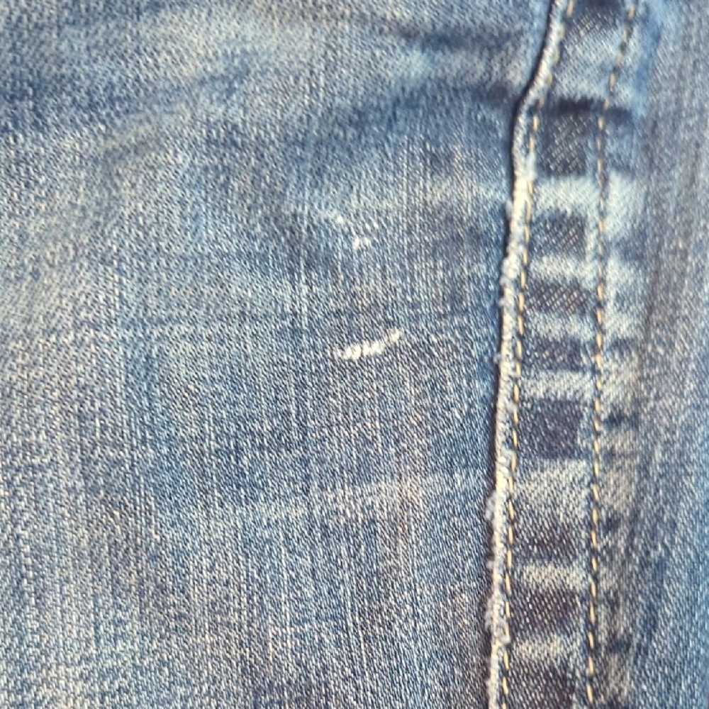 Calvin Klein Medium Wash‎ Flare Jeans Women's Size 14 Boho Retro - Picture 6 of 11